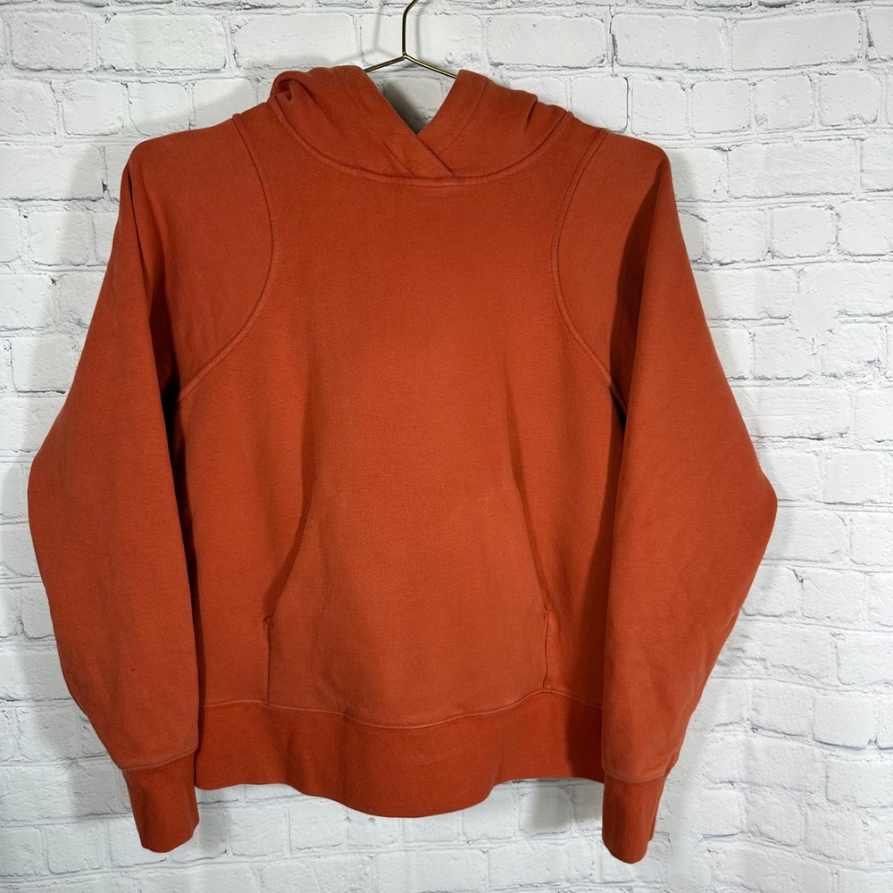 Lululemon Loungeful Pullover Hoodie Burnt Orange LW3FCDS Size 2 Athleisure